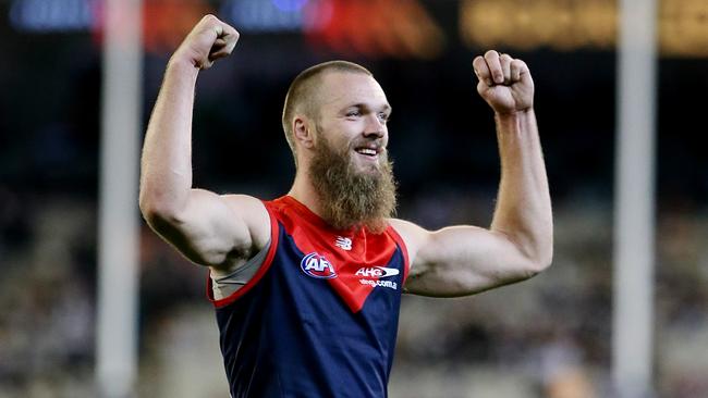 AFL Round 12: Melbourne v Collingwood Max Gawn goal Picture: Wayne Ludbey