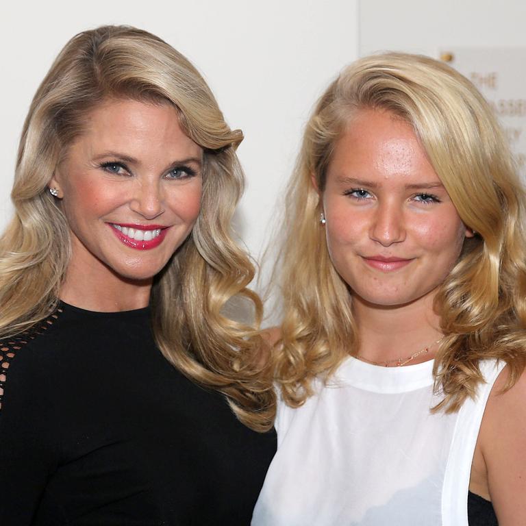 Model Christie Brinkley and her daughter Sailor. Picture: Getty