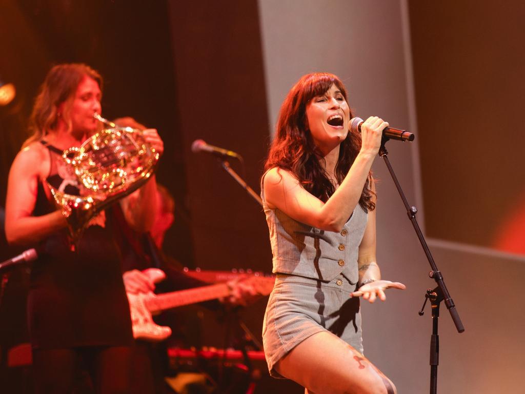 Missy Higgins performs at Mushroom 50 Live concert at Rod Laver Arena. Picture: Mushroom Creative House