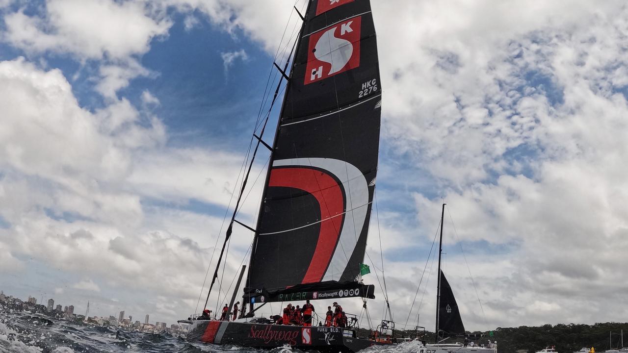 Scallywag preparing for the start on Boxing Day.