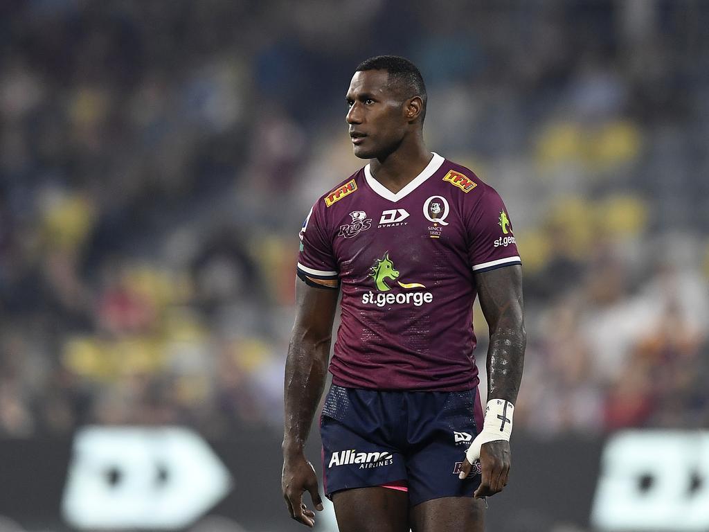 Suliasi Vunivalu is again sidelined with a hamstring problem. Picture: Ian Hitchcock/Getty Images