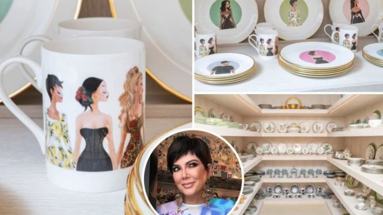 Kris Jenner has an entire room for dishes in her home