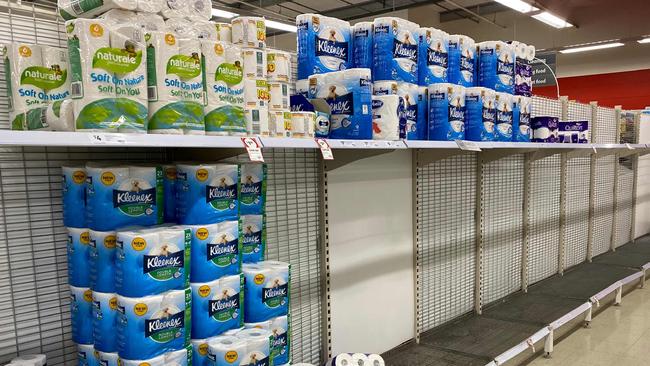 Victorian Transport Association chief executive Peter Anderson said the new testing regime would delay the transport of essential supplies across Australia, fuelling a second wave of panic buying. Picture: AFP