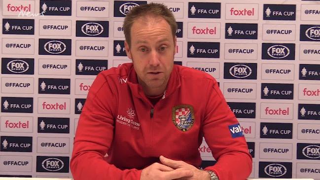 Gold Coast Knights coach Grae Piddick discusses his side's FFA Cup loss to the Newcastle Jets