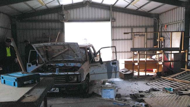 The same shed on Davenport Community Council land. Picture: Supplied