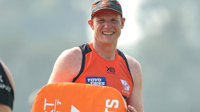 New recruit Sam Jacob at GWS Giants training at Homebush. Picture. Phil Hillyard