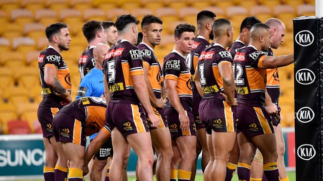 The Broncos suffered their worst defeat in club history. AAP Image/Darren England.