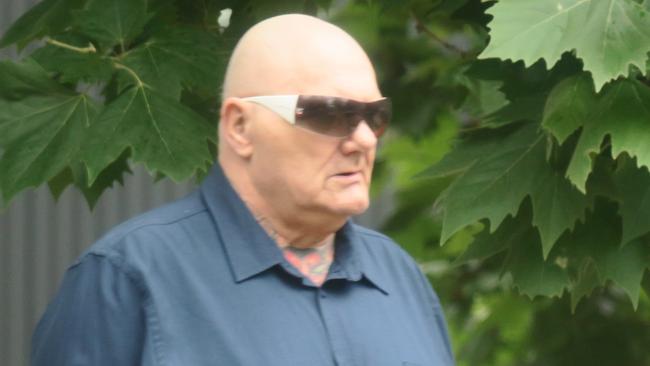 John Bradley Ross, 58, of Watanobbi, arriving at Wyong Local Court where he was sentenced for supplying drugs, possessing a pistol and dealing with proceeds of crime. Picture: NewsLocal