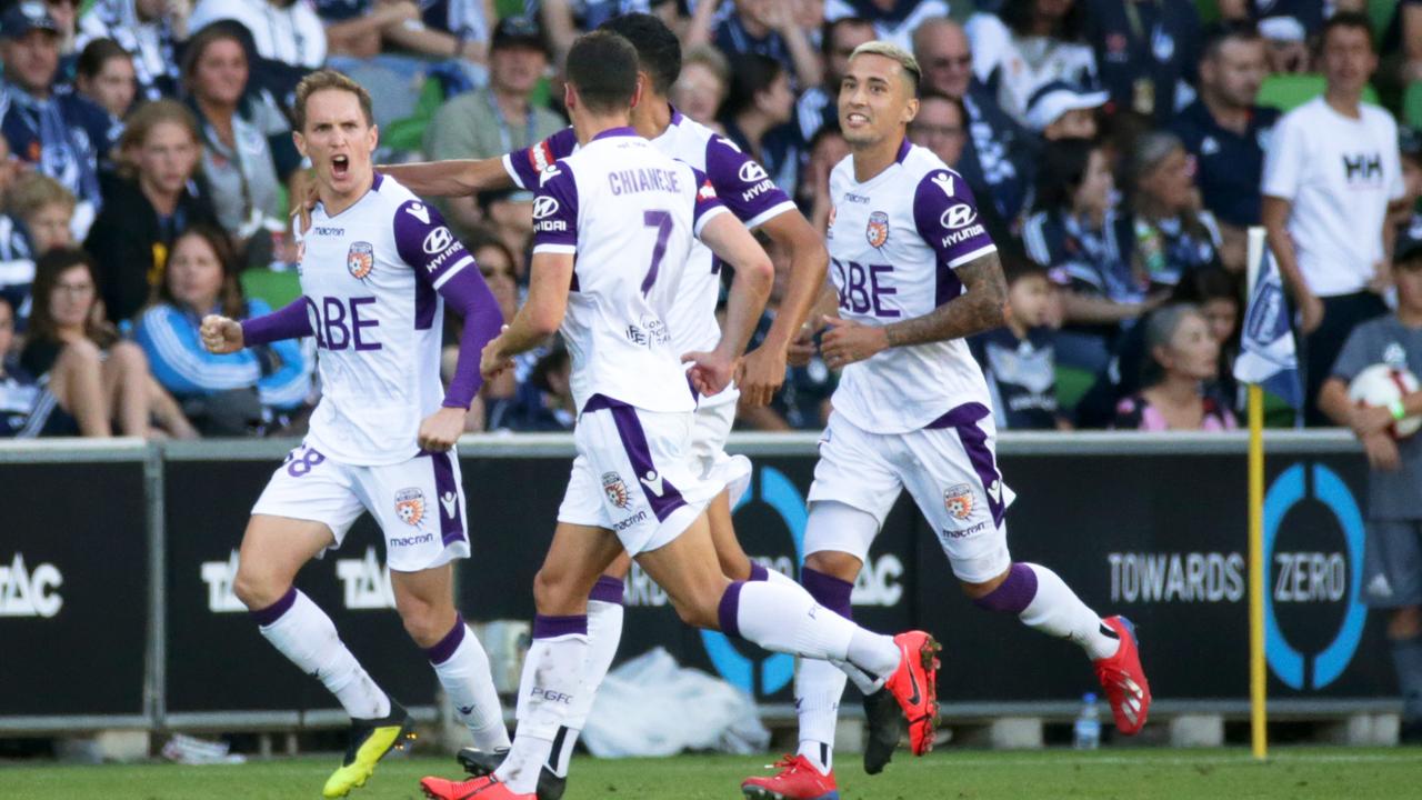 A League Melbourne Vs Perth Glory Goals Highlights Diego Castro Neil Kilkenny Kosta Barbarouses Penalty