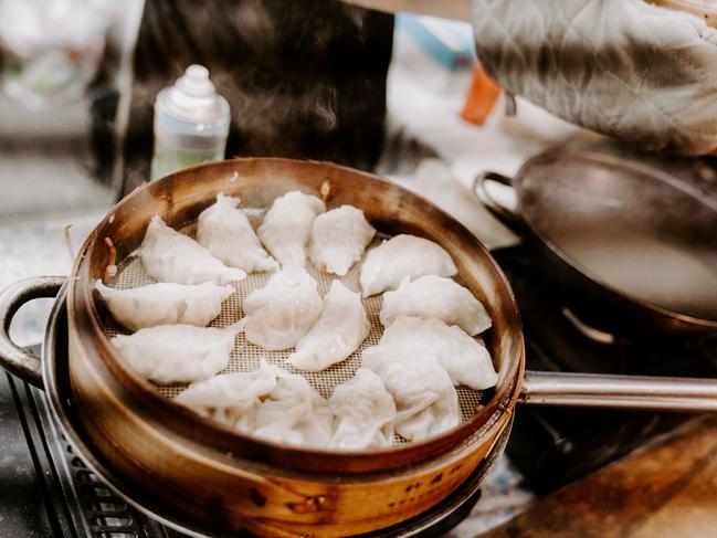 Delicious dumplings at the BrisAsia Bazaar in Brisbane’s Fortitude Valley