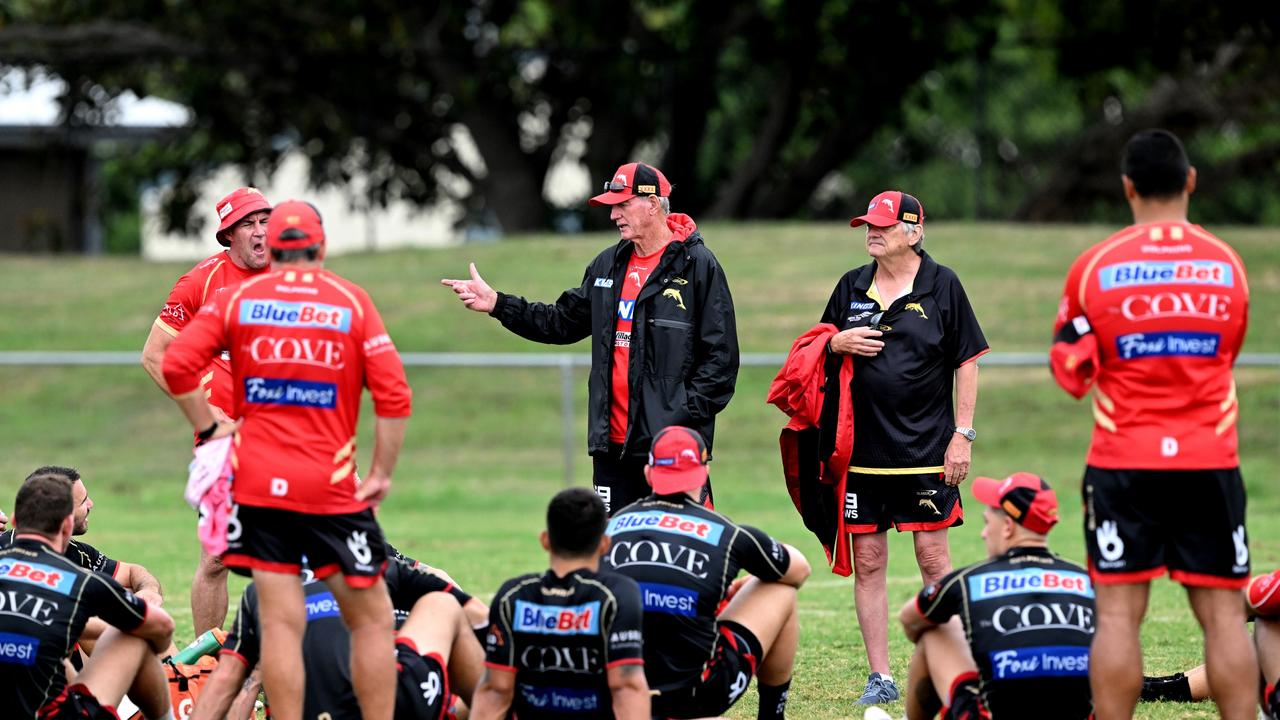 Wayne Bennett has enlisted Sports Psychologist Dr Phil Jauncey to help turn the Dolphins into premiership believers. Picture: Getty Images.