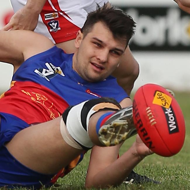 Brandyn Grenfell topped the Central Murray goalkicking table with 73. Picture: Yuri Kouzmin