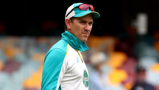 Langer uploaded a cryptic post to his LinkedIn account. Picture: Patrick Hamilton / AFP