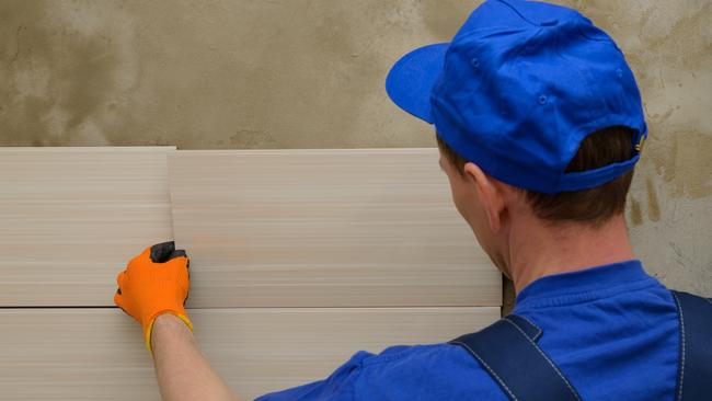 Get the professionals to do jobs like tiling, painting or plastering.