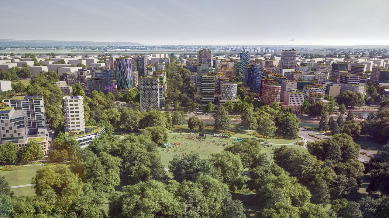 Renders of Bradfield City Centre. Source: Supplied,