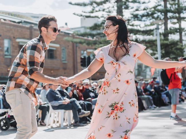 Swing dancers is a feature of the Manly Jazz festival. Picture: Chris Harmer