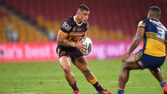 Kotoni Staggs faces a stint on the sidelines. Picture: Scott Davis/NRL Photos