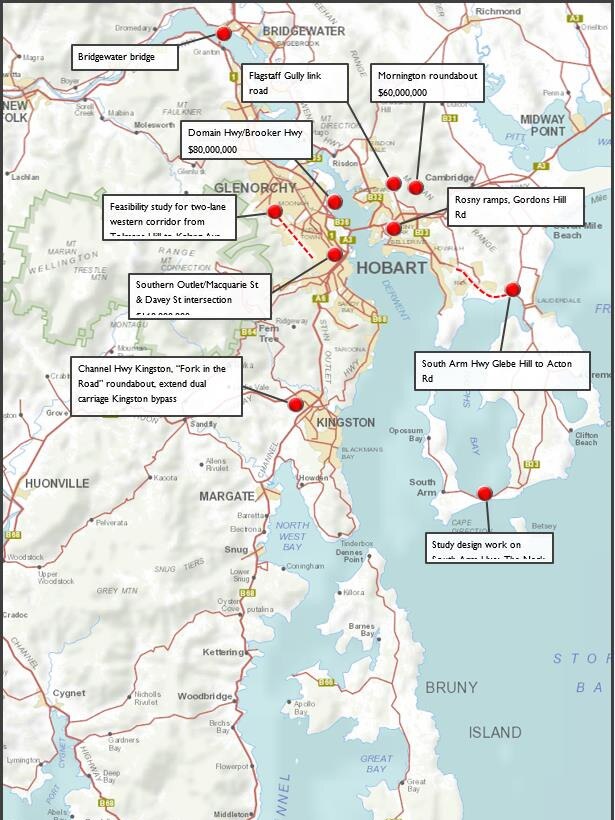 Labor's Greater Hobart Area Congestion Package