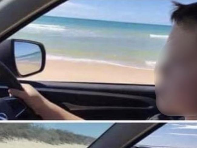 Shock as 11-year-old filmed doing donuts at Double Island Pt