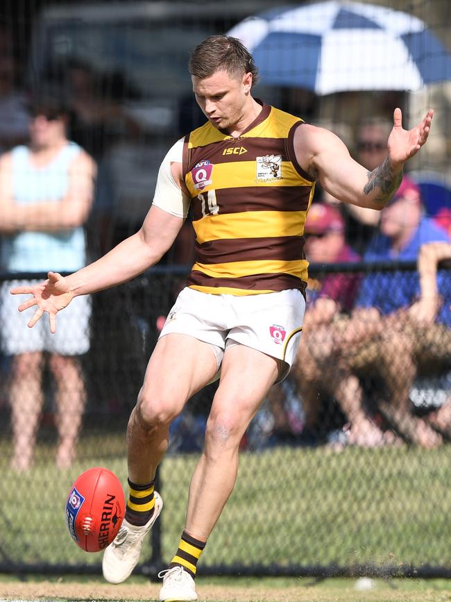 Aspley Hornets defender Liam Dawson. Photo: Highflyer Images.
