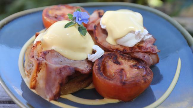 Le Vintage Boutique Cafe at Worongary has been named the Coast’s best eggs benedict. Picture Mike Batterham