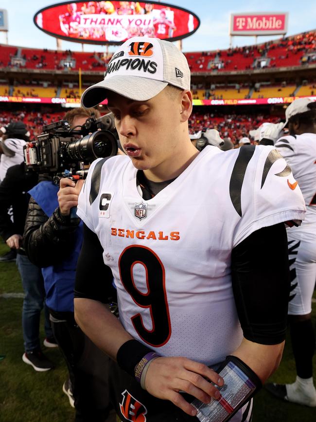 Joe Burrow is in just his second year. Photo by Jamie Squire/Getty Images