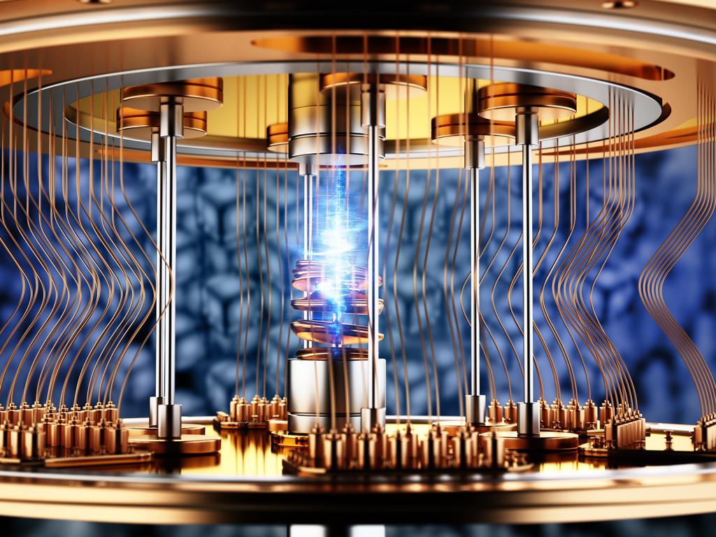 An artist’s impression showing quantum computing. Picture: iStock