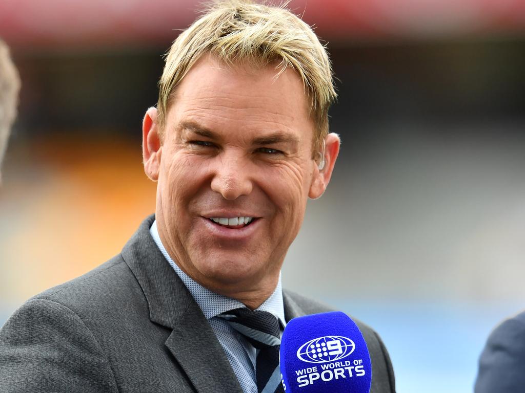 Shane Warne is no stranger to commentating and Channel Seven are keen to include him in their new line-up. Picture: AAP Image/Darren England