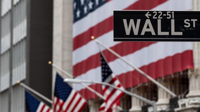 In the US the S&amp;P 500 is down 4.8 per cent, with the Nasdaq down 7.4 per cent at an eight-week low. Picture: AFP