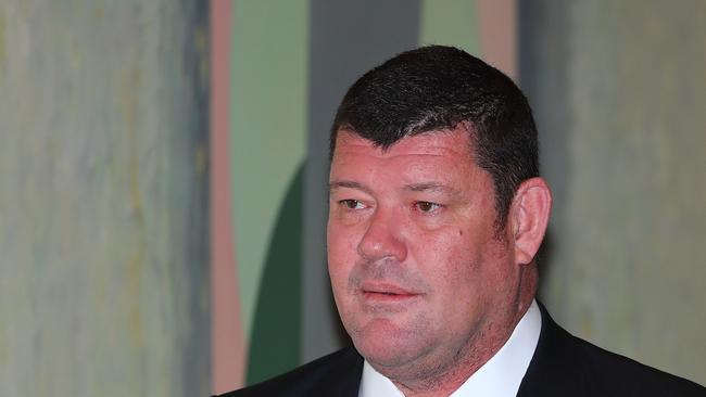 James Packer at a Crown Resorts annual general meeting on October 26, 2017 in Melbourne. Picture: Getty Images