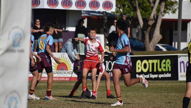 Brisbane Broncos Old Boys action: Keebra Park v Palm Beach Currumbin.