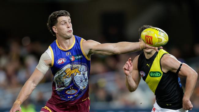 Jarrod Berry is being rewarded for the ‘sacrifices’ he has made for the Lions. Picture: Russell Freeman/AFL Photos via Getty Images