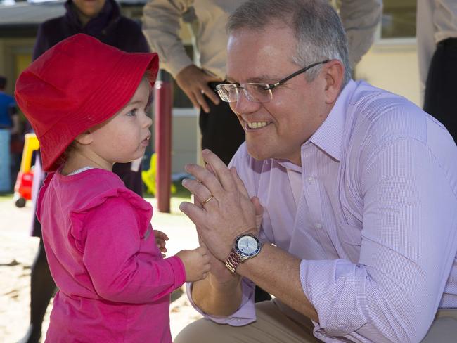 Scott Morrison has been visiting learning centres and giving interviews left right and centre as Joe Hockey waits for his time in the spotlight tomorrow night.