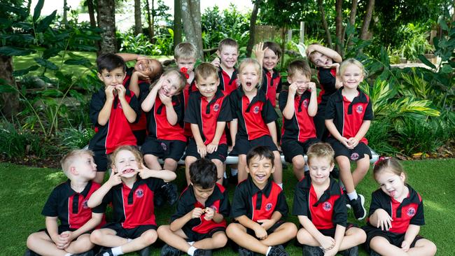 Prep C Students from St ThereseÃ&#149;s School in Bentley Park. Picture Emily Barker.