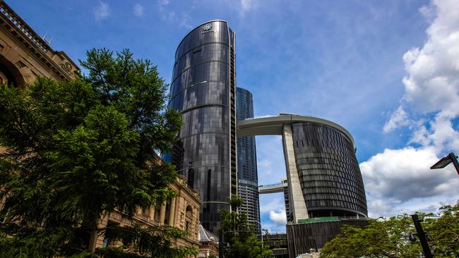 The future of the Queens Wharf precinct in Brisbane is in doubt. Picture: Nigel Hallett