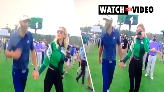 Paulina Gretzky’s daring Masters outfit as Dustin Johnson wins