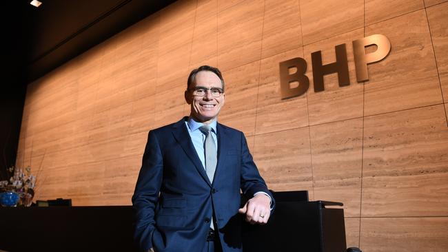 BHP CEO Andrew Mackenzie. Picture: AAP