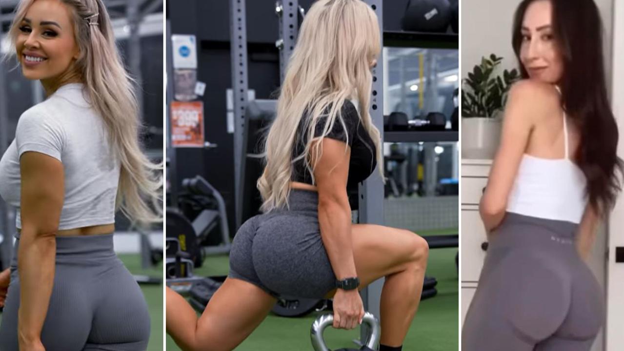 Women are hitting gym, lifting weights, for strength, big muscles, glutes,  thighs