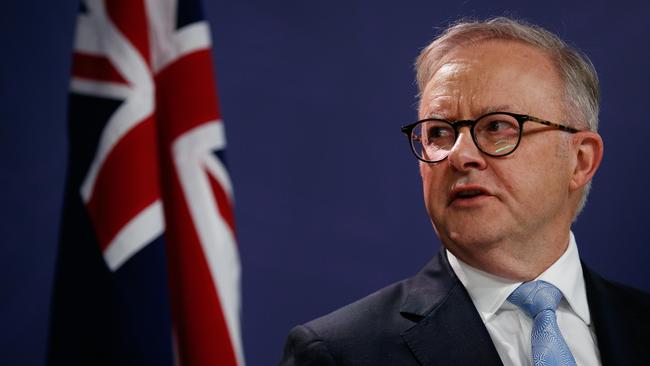 Prime Minister Anthony Albanese is presiding over a cabinet and a party that is divided on the Israel/Hamas war. Picture: NCA NewsWire / Nikki Short