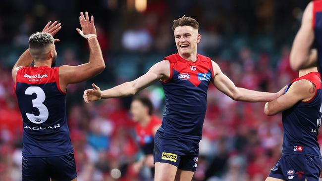 The Dees dominated the final quarter to take home the four points. (Photo by Matt King/AFL Photos/via Getty Images )