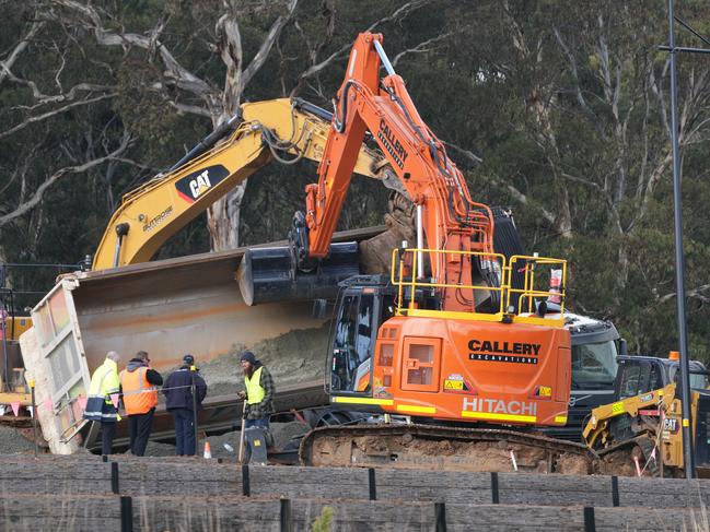 A person has been crushed on a building site at Mt. Barker. 15 July 2024. Picture: Dean Martin