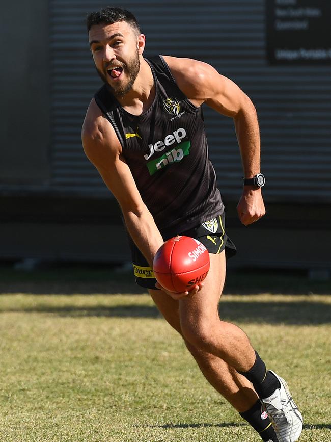 Shane Edwards trains on Friday. Photo: Quinn Rooney/Getty Images