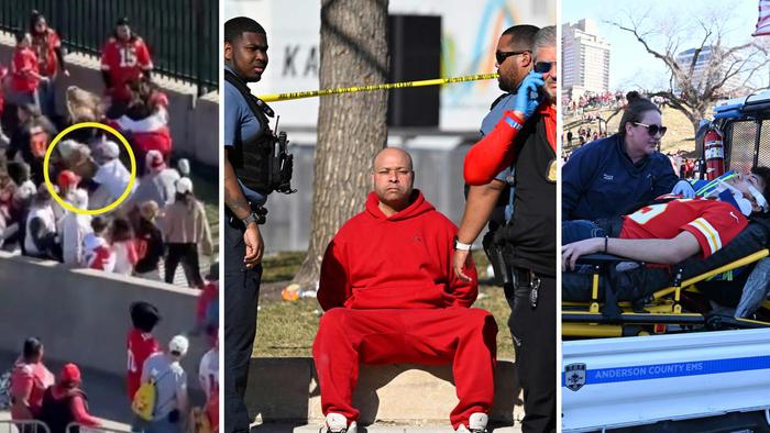 One person was killed after a shooting near the Chiefs' Super Bowl parade. Picture: Supplied