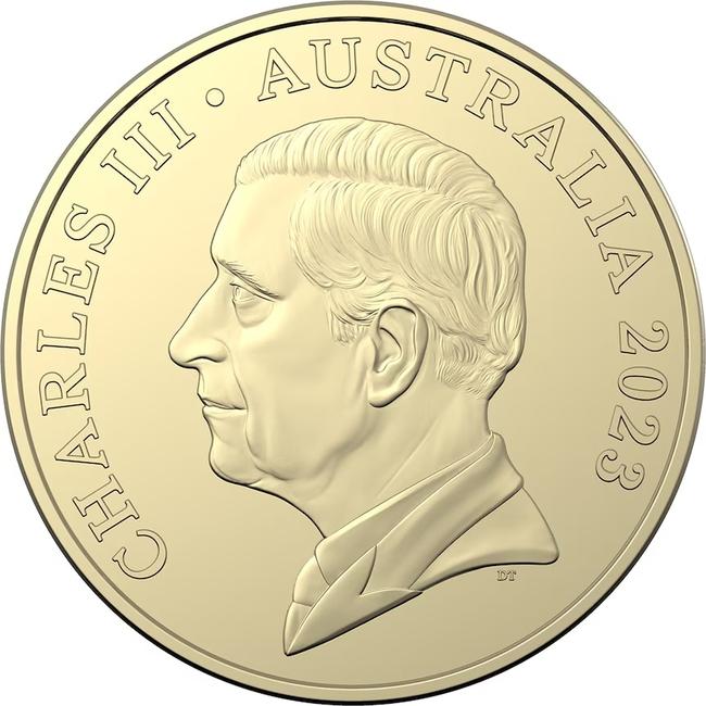 New Australian $1 coin w King Charles III