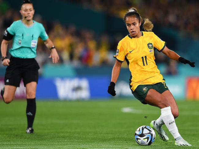 Matildas star Mary Fowler. Picture: Steven Markham/Icon Sportswire via Getty Images.