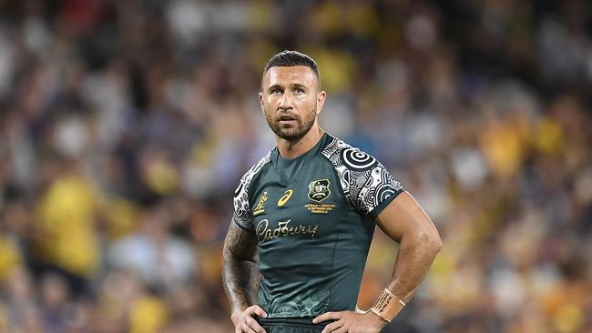 The end is here for Quade Cooper and his time with the Wallabies. Picture: Getty