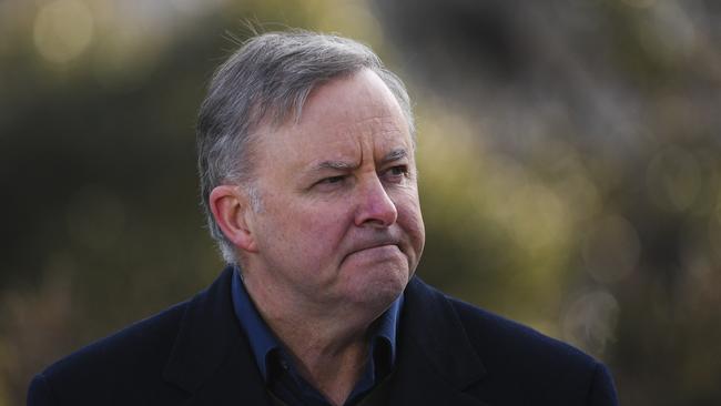 Australian Opposition Leader Anthony Albanese. Picture: Lukas Coch/AAP