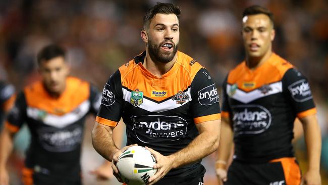 James Tedesco played 90 games for the Wests Tigers.