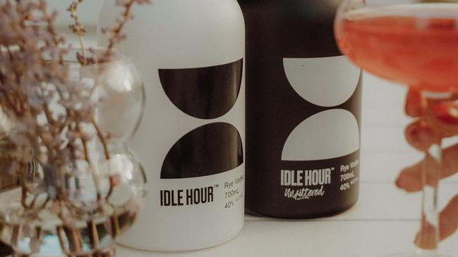 Idle Hour vodka bottles