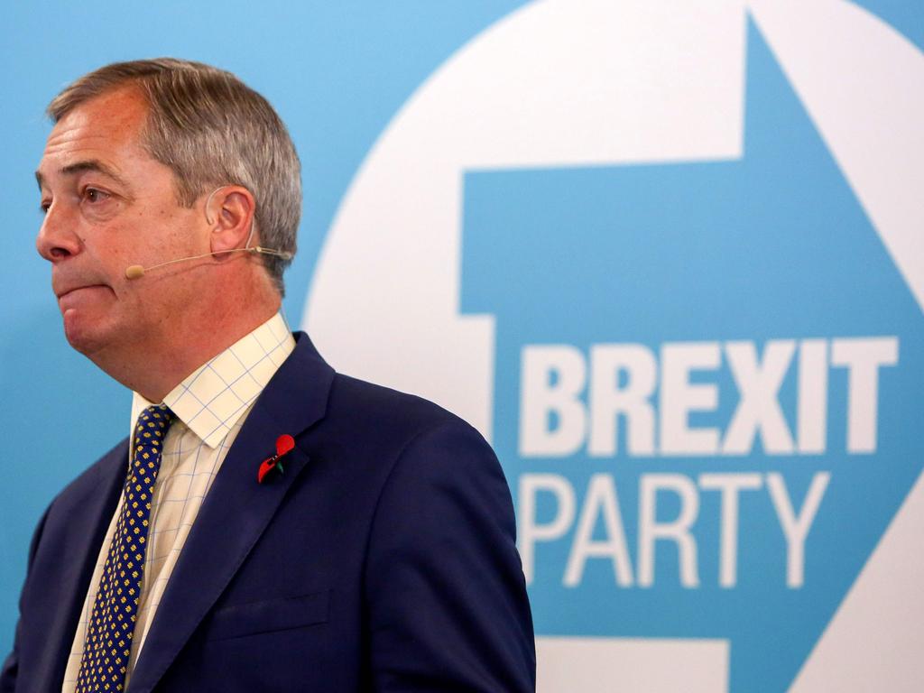 Brexit Party leader Nigel Farage is not expected to win any seats. Picture: AFP